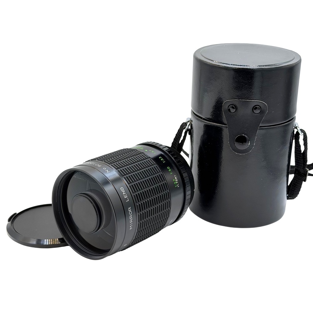 Promaster Spectrum 7 500mm f/8 Mirror Lens Canon FD Manual Focus with Case